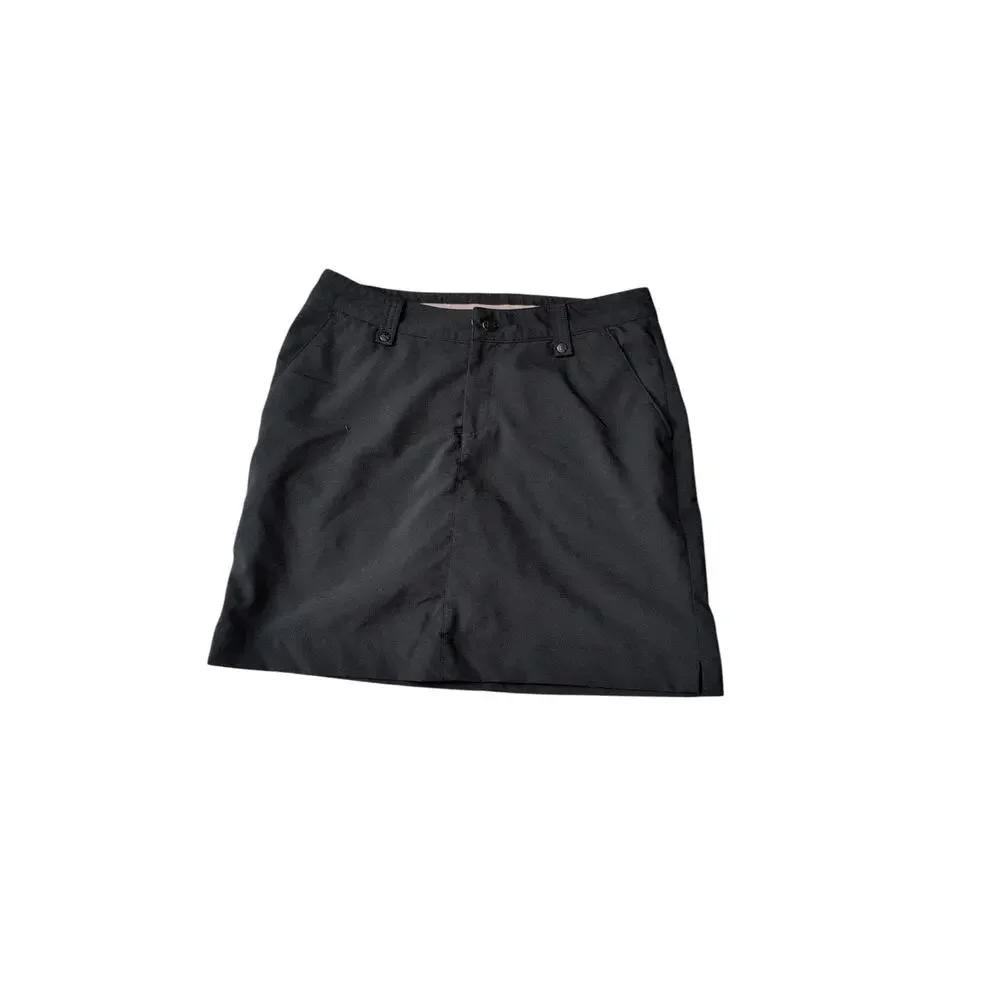 Under Armour Black Athletic Skort or Shorts 4” Inseam Women’s Activewear - Picture 2 of 5